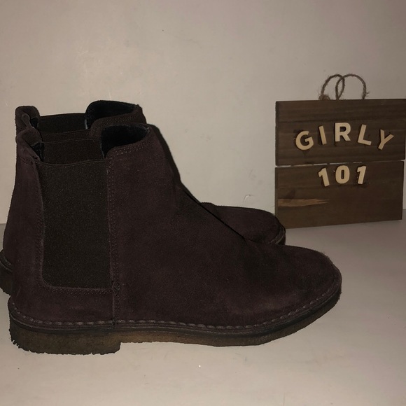 Vince Shoes - Vince Italy brown suede ankle boots size 5